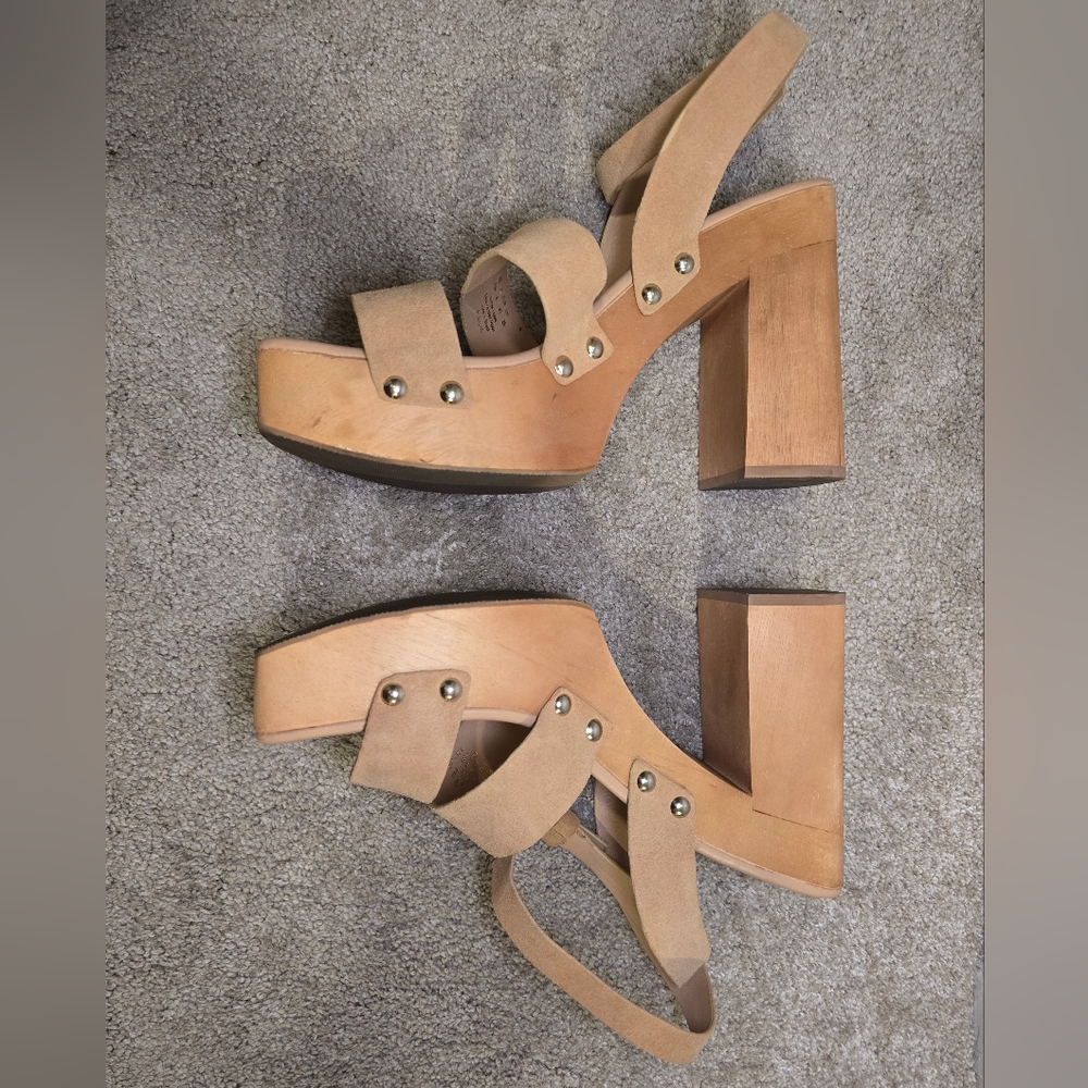Sam Edelman Rosalind Platform Strappy Suede Sandal, Women's 11 - Picture 4 of 9